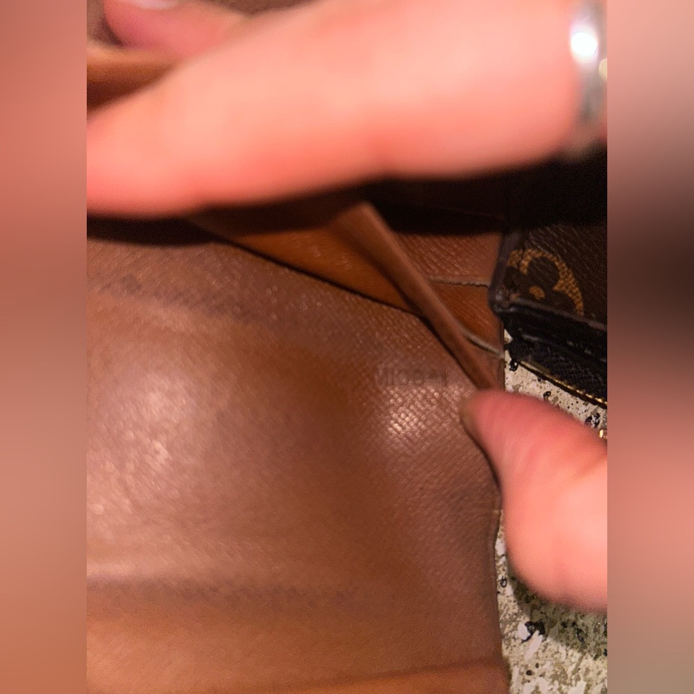 Louis Vuitton Brown and Gold Monogram Clutch - Picture 6 of 6